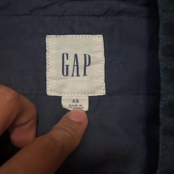 GAP Black and Blue Blazer with Relaxed Fit - Picture 2 of 3